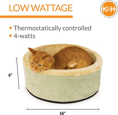K&H Pet Products Thermo-Kitty Cat Bed