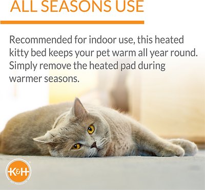 K&H Pet Products Thermo-Kitty Cat Bed