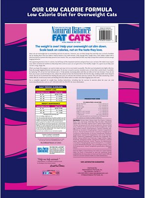 NATURAL BALANCE Fat Cats Low Calorie Dry Cat