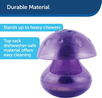 Busy Buddy Magic Mushroom Treat Dispenser Dog Toy