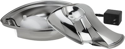 Pioneer Pet Stainless Steel Dog & Cat Fountain Raindrop Design