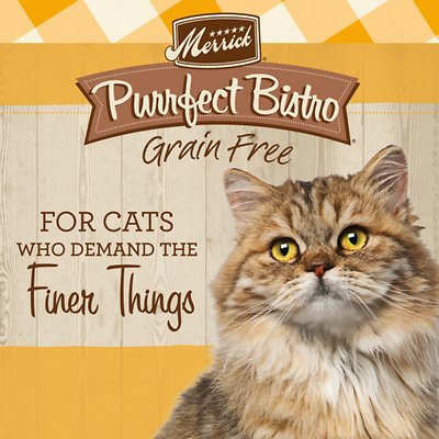 MERRICK Purrfect Bistro Grain-Free Real Chicken + Sweet Potato Dry Cat Food