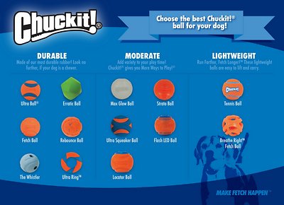 Chuckit! Ultra Toss Ball Tough Dog Toy