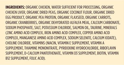 CASTOR & POLLUX Grain-Free Organic Chicken Recipe