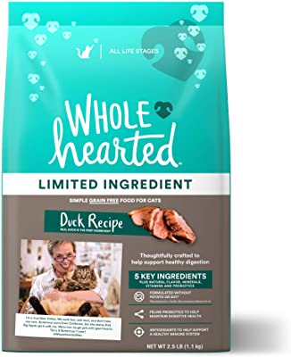 WHOLEHEARTED Grain-Free Limited Ingredient Duck Recipe Dry Food