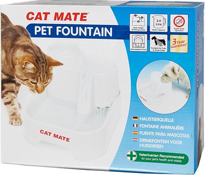 Cat Mate Plastic Dog & Cat Fountain