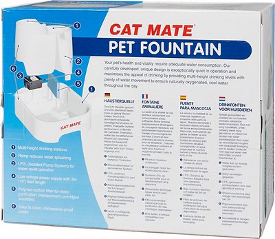 Cat Mate Plastic Dog & Cat Fountain