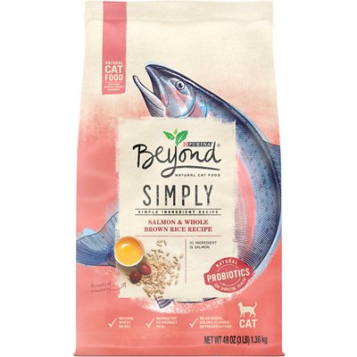 PURINA BEYOND Simply Salmon & Whole Brown Rice Recipe Dry Cat Food