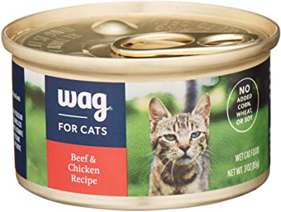 WAG Beef & Chicken Pate Canned Cat Food
