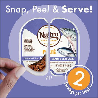 NUTRO Perfect Portions Grain-Free Salmon & Tuna Pate Recipe