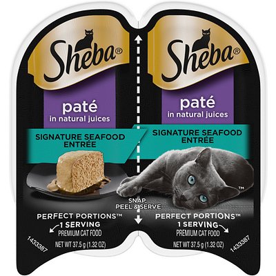 SHEBA Perfect Portions Signature Seafood Entrée Pate