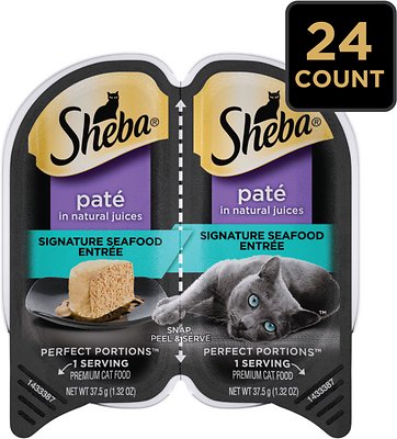 SHEBA Perfect Portions Signature Seafood Entrée Pate