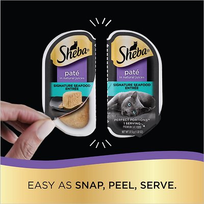 SHEBA Perfect Portions Signature Seafood Entrée Pate