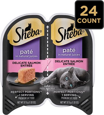 SHEBA Perfect Portions Delicate Salmon Entrée Pate
