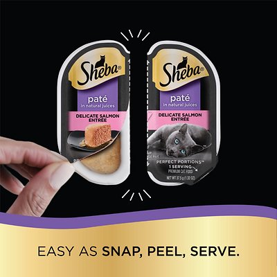 SHEBA Perfect Portions Delicate Salmon Entrée Pate