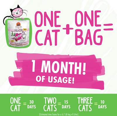 Weruva Classic Fresh Scented Clumping Wood Cat Litter
