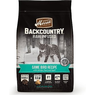 MERRICK Backcountry Raw Infused Game Bird Recipe