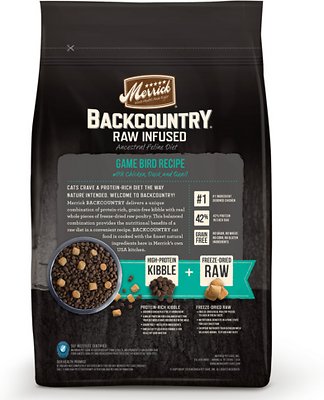 MERRICK Backcountry Raw Infused Game Bird Recipe