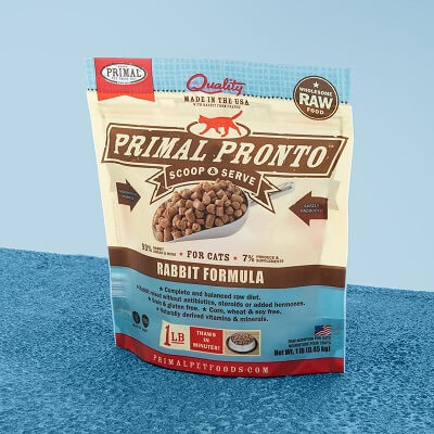 PRIMAL Pronto Feline Rabbit Raw Frozen Formula