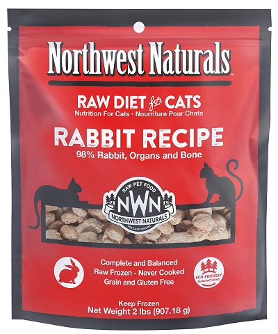 NORTHWEST NATURALS Frozen Rabbit Cat Nibbles