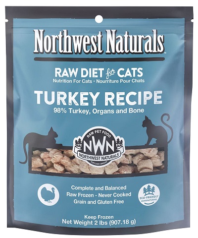 NORTHWEST NATURALS Frozen Turkey Cat Nibbles