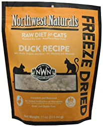 NORTHWEST NATURALS RawNibbles Freeze-Dried Duck Recipe Cat Food