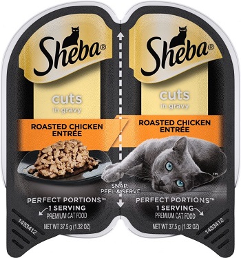 SHEBA Cuts in Gravy Roasted Chicken Entree