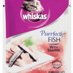 WHISKAS Purrfectly Fish with Snapper Recipe Wet Food