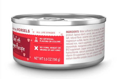 WHOLEHEARTED All Life Stages Grain-Free Beef with Veggies
