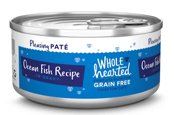 Whole-Hearted Grain-Free Ocean Fish Recipe Pate Adult Wet Cat Food