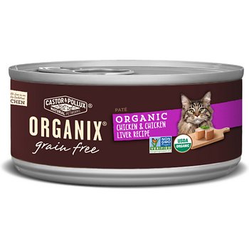Castor & Pollux Organix Organic Chicken & Chicken Liver Canned Cat Food