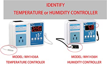 WILLHI WH1436A 10A Temperature Controller 110V Digital Thermostat Switch Sous Vide Controller NTC 10K Sensor Improved Version