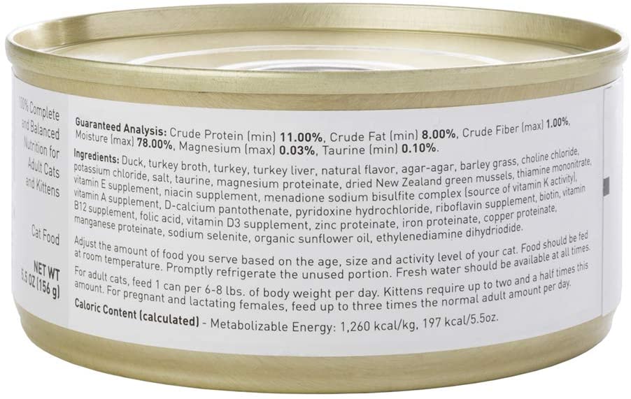 Dr. Elsey’s cleanprotein Grain-Free Duck & Turkey Formula Canned Cat Food