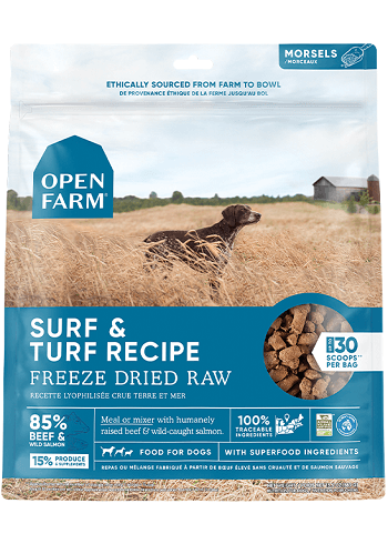 Open Farm Surf & Turf Recipe Freeze Dried Raw Food