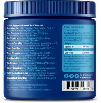 Zesty Paws Senior Advanced 11-in-1 Bites Multifunctional Supplement