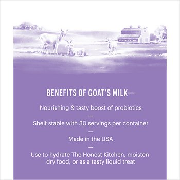 The Honest Kitchen Daily Boosters Instant Goat’s Milk with Probiotics