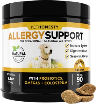 PetHonesty AllergySupport Salmon Flavored Soft Chews