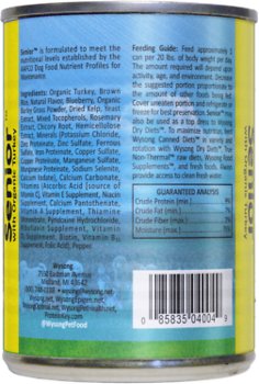 Wysong Senior with Organic Turkey Canned Dog Food