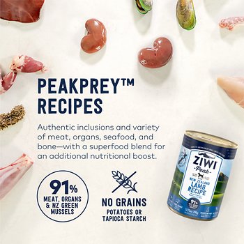 Ziwi Peak Lamb Recipe Canned Dog Food