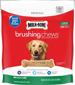 Milk-Bone Original Brushing Chews Daily Dental Dog Treats