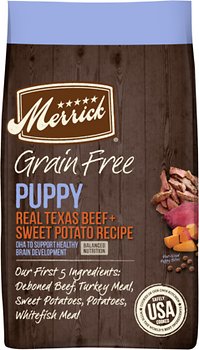 Merrick Grain-Free Real Texas Beef + Sweet Potato Puppy Food