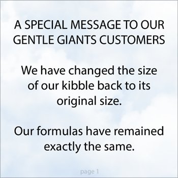Gentle Giants with Real Beef & Real Bacon Dry Dog Food