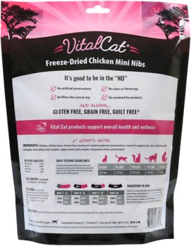 Vital Essentials Chicken Mini Nibs Entree Freeze-Dried Cat Food