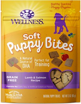 Wellness Soft Puppy Bites Lamb & Salmon Recipe Grain-Free Treats