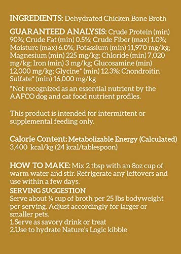 Nature’s Logic Dehydrated Chicken Bone Broth