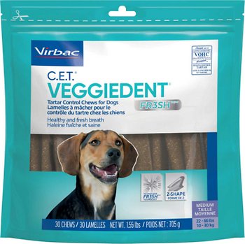 Virbac C.E.T. VeggieDent Tartar Control Chews