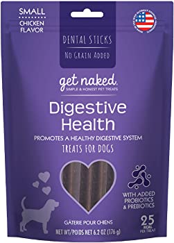 Get Naked Digestive Health Grain-Free Dental Stick Dog Treats