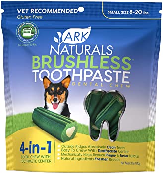 Ark Naturals Brushless Toothpaste Dental Dog Chews