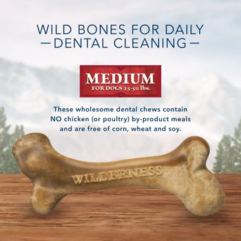 Blue Buffalo Wilderness Wild Bones Grain-Free Dental Chews