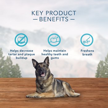 Blue Buffalo Wilderness Wild Bones Grain-Free Dental Chews